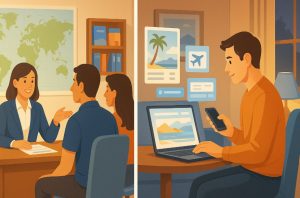 How Do Travel Agencies in the UK Differ from Online Booking Sites