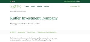 Who Is Ruffer Investment Company